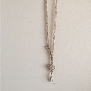 American Eagle Wishbone Layering Necklace